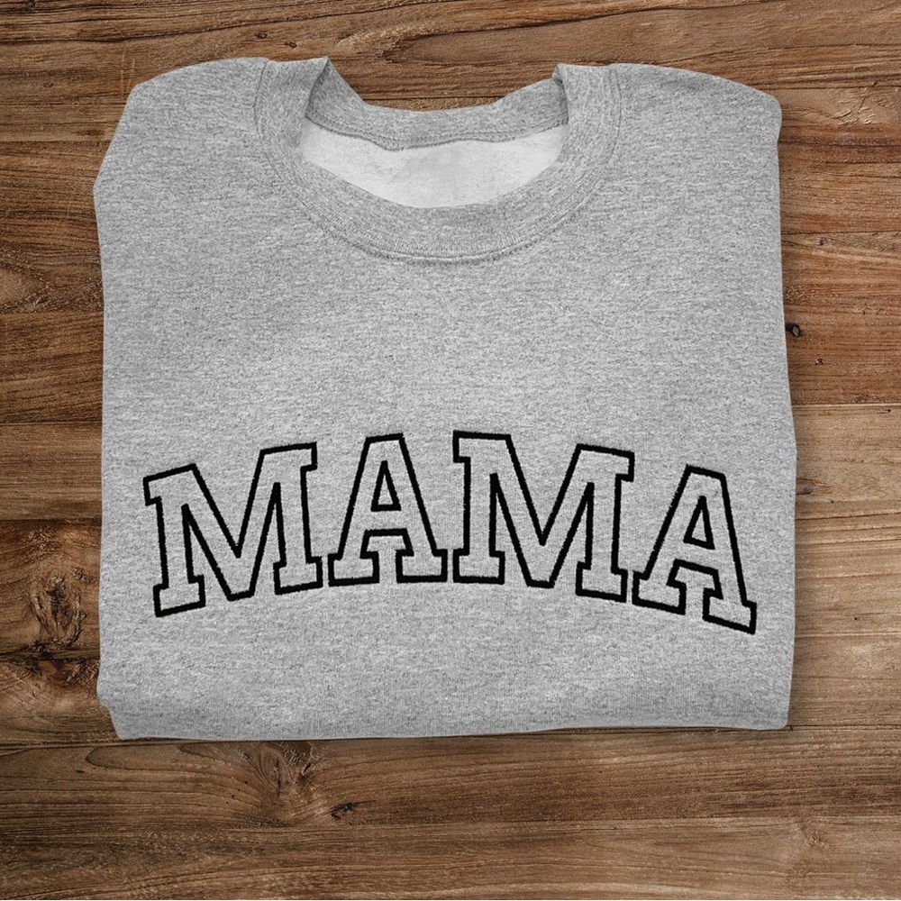 🆕 MAMA SWEATSHIRT Embroidery